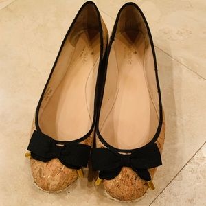 Kate Spade Beige&Black flats